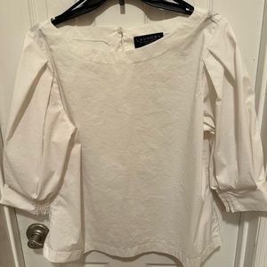 Laundry pleated sleeve blouse